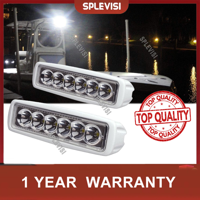 Fishing Boat Trailer - 2 pz 12V 6 LED Deck