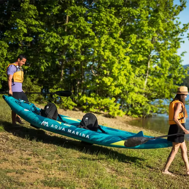 Canoa Kayak Gonfiabile 1-2 Per - Fishing Boat Paddle recensione e prezzo